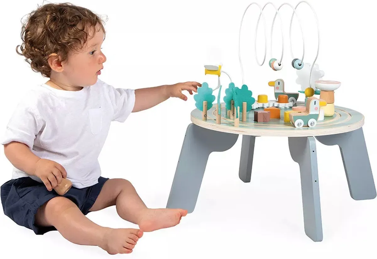 Janod Sweet Cocoon Activiteitentafel Tuin - Multicolor