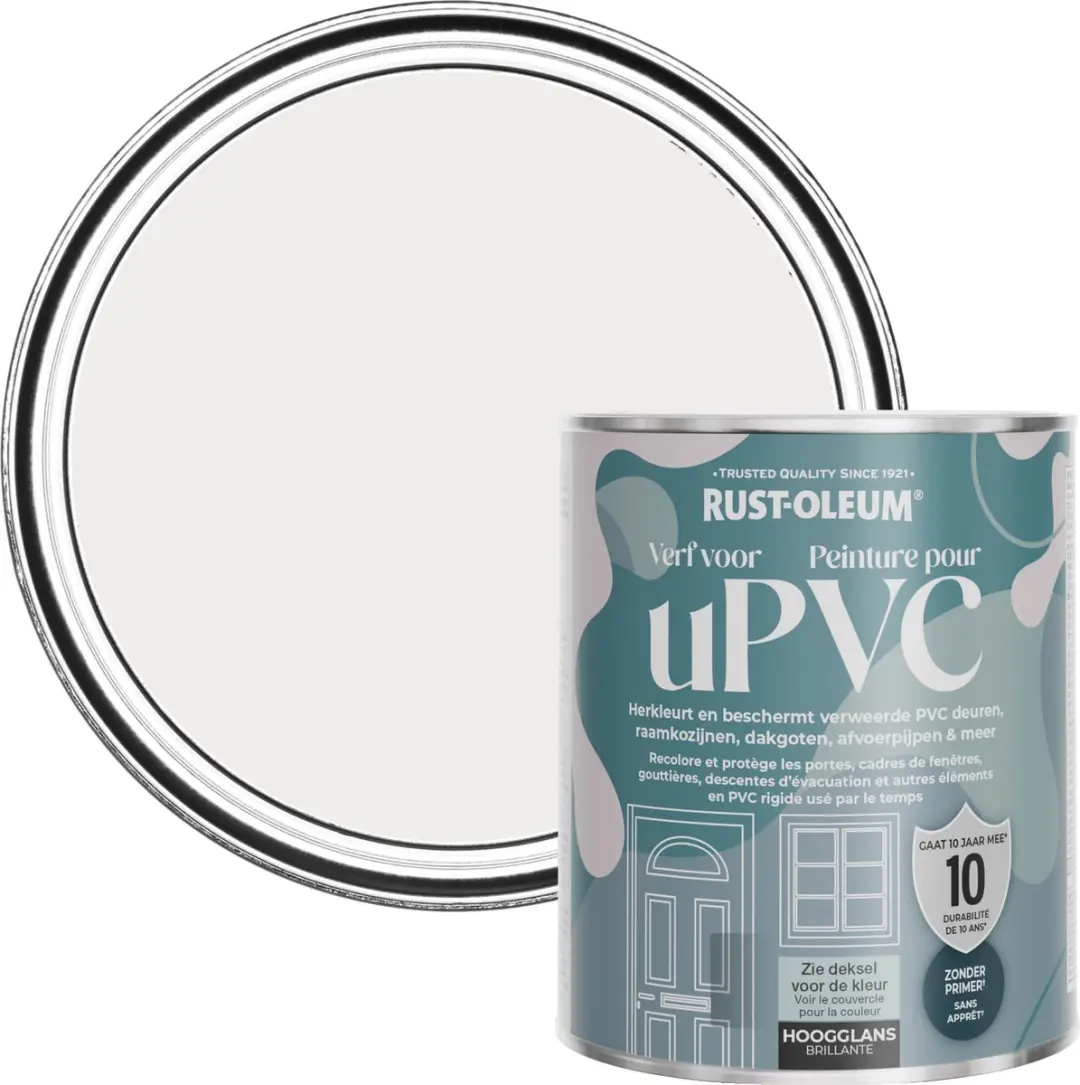 Rust-Oleum Grijs Hoogglans Verf Fleur 750ml
