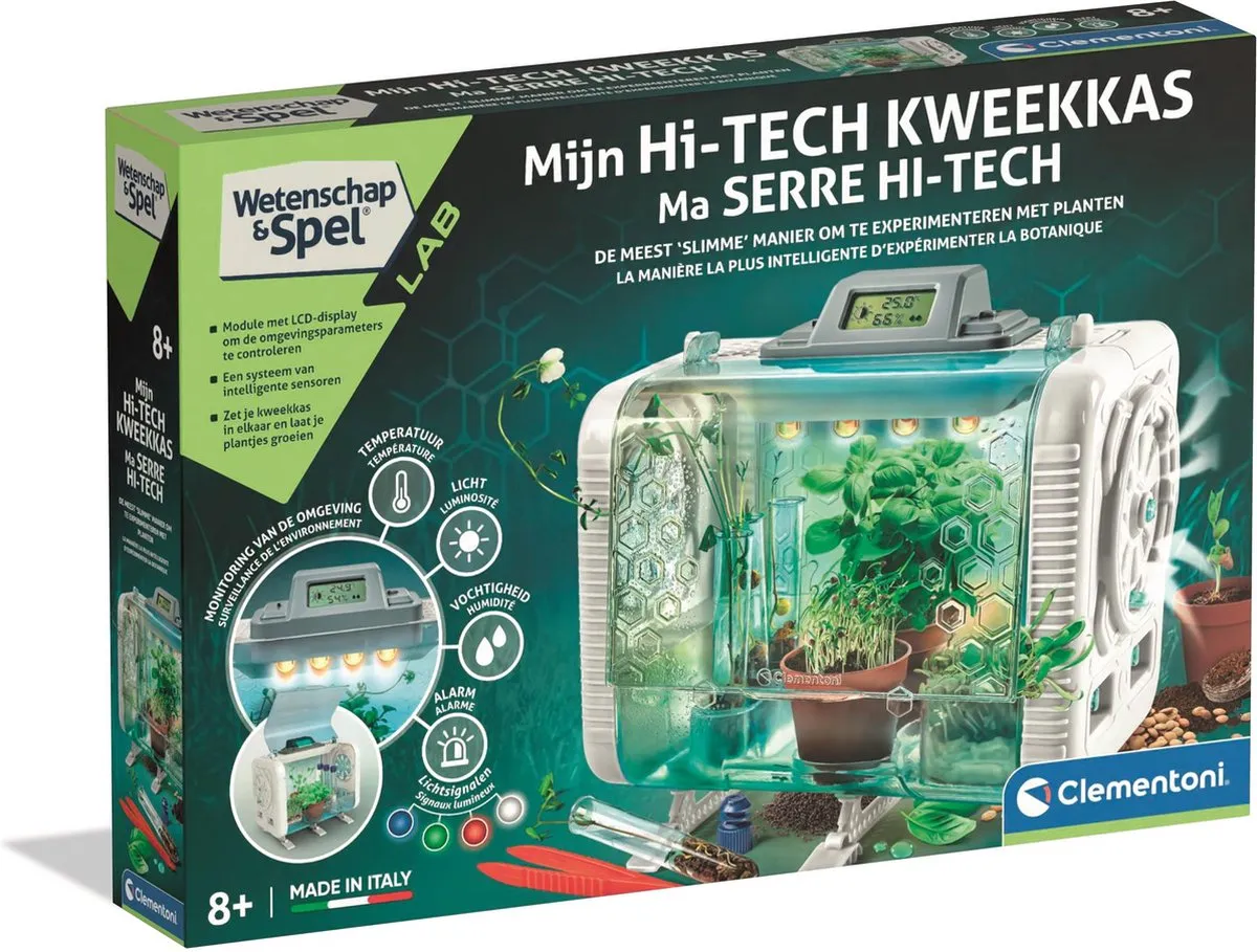 Clementoni Hi-Tech Kweekkas 5629 STEM Speelgoed - Multikleur