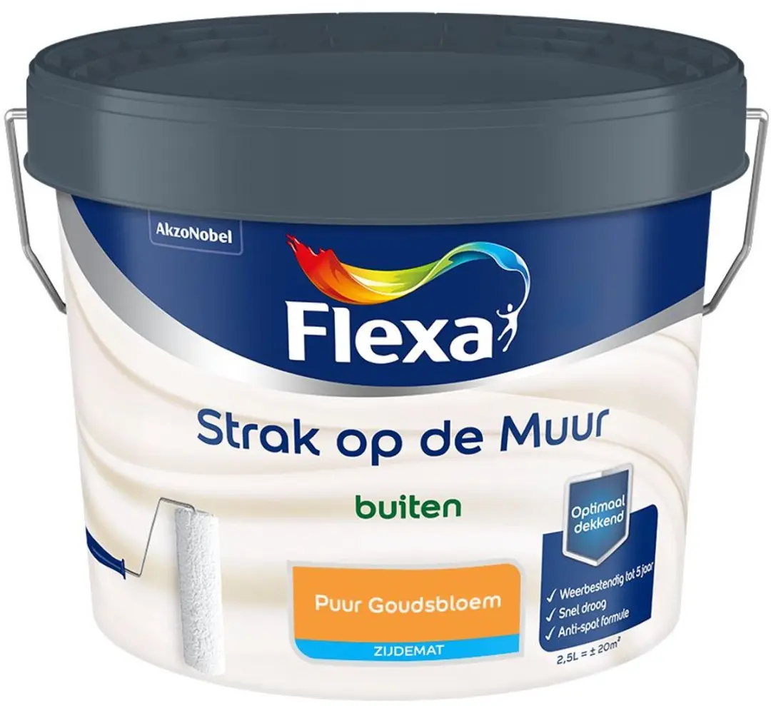 Flexa Mengverf Puur Goudsbloem 2,5L