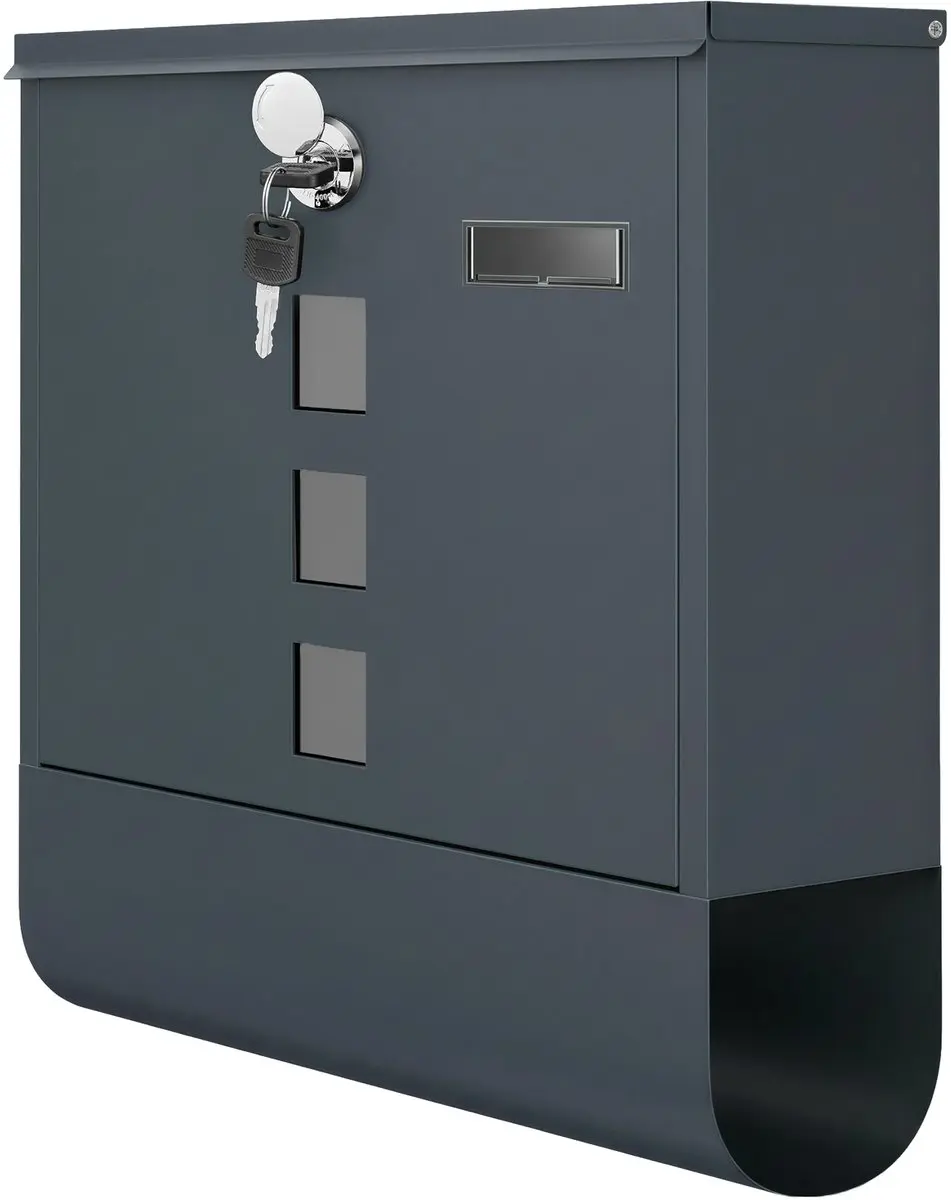 Songmics Brievenbus GMB120G01V1 - Antraciet