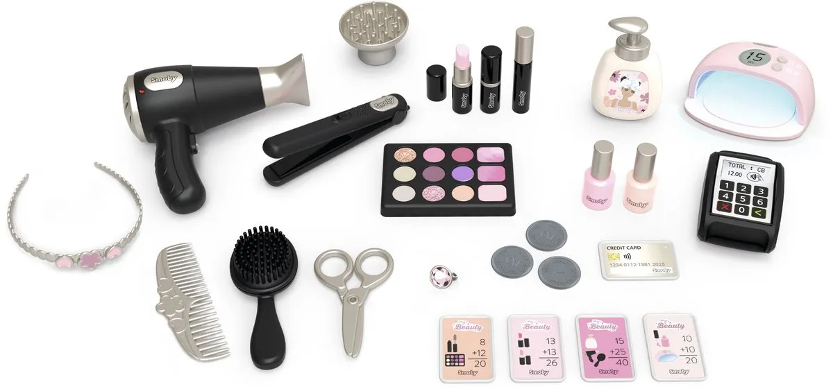 Smoby My Beauty Center Speelgoedkaptafel - Haardroger met licht en geluid