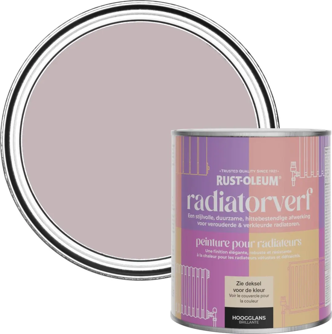 Rust-Oleum Paars Radiatorverf Hoogglans 750ml