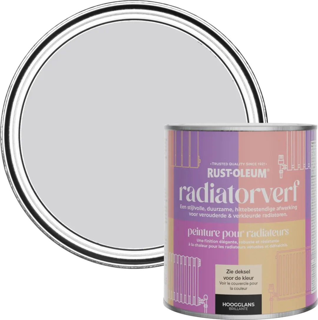 Rust-Oleum Lichtpaars Radiatorverf Hoogglans 750ml