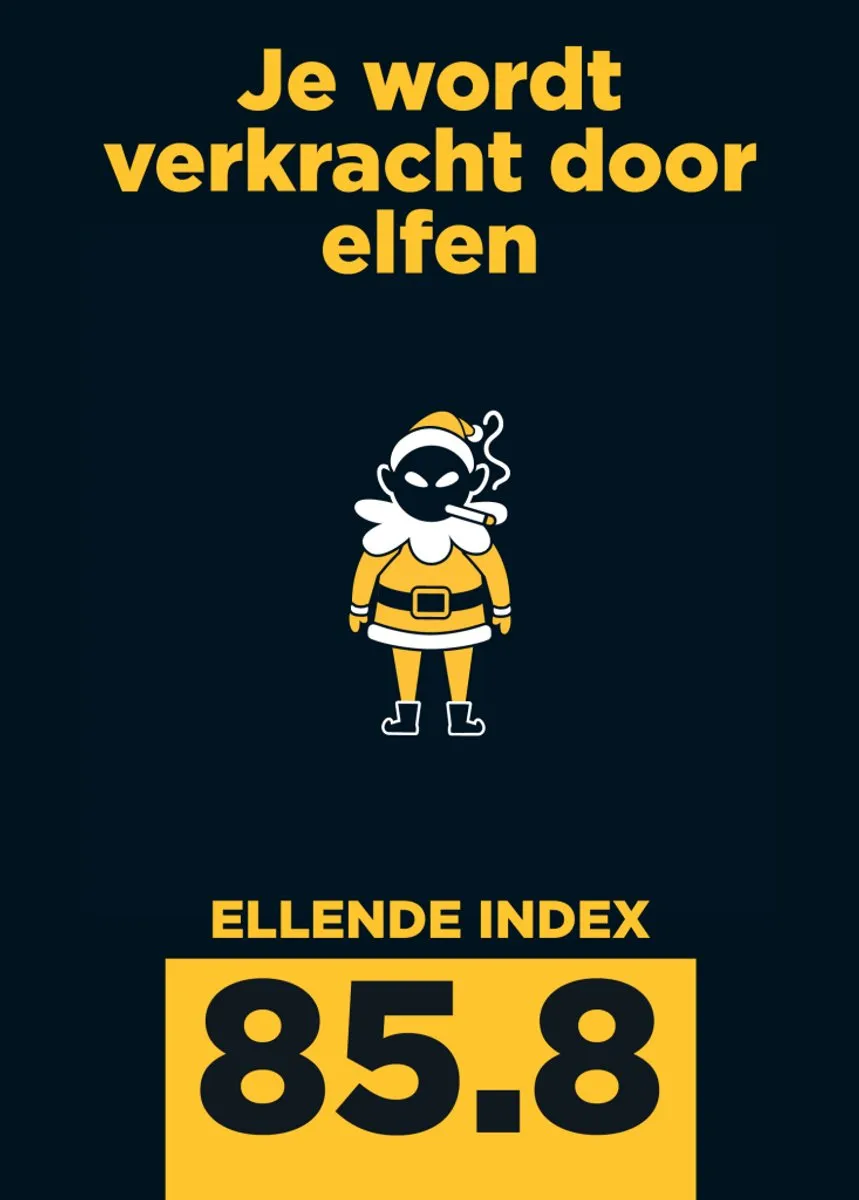 Goliath Shit Happens Winter Editie Kaartspel - 18+ - 2-4 Spelers
