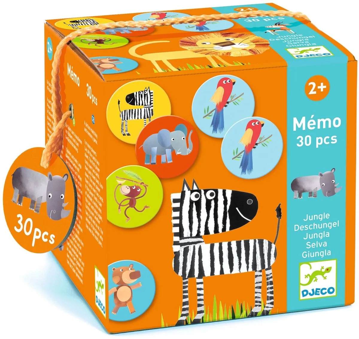 Djeco Memory Jungle DJ08159 Geheugenspel