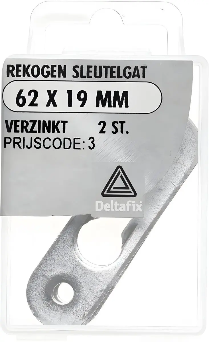 Deltafix Rekogen Sleutelgat 62x19mm