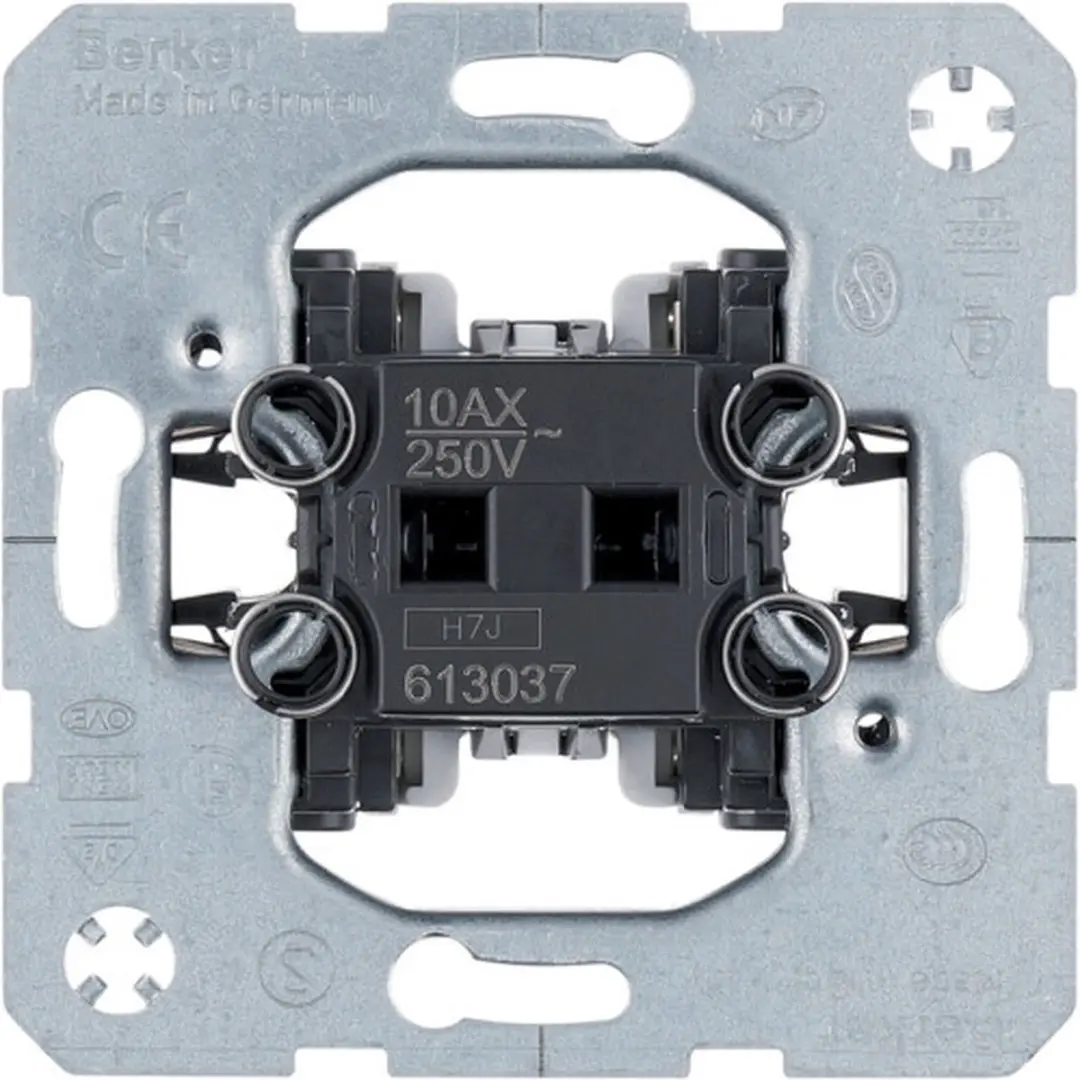 Hager Berker Schakelaar 3x7mm - Verzinkt