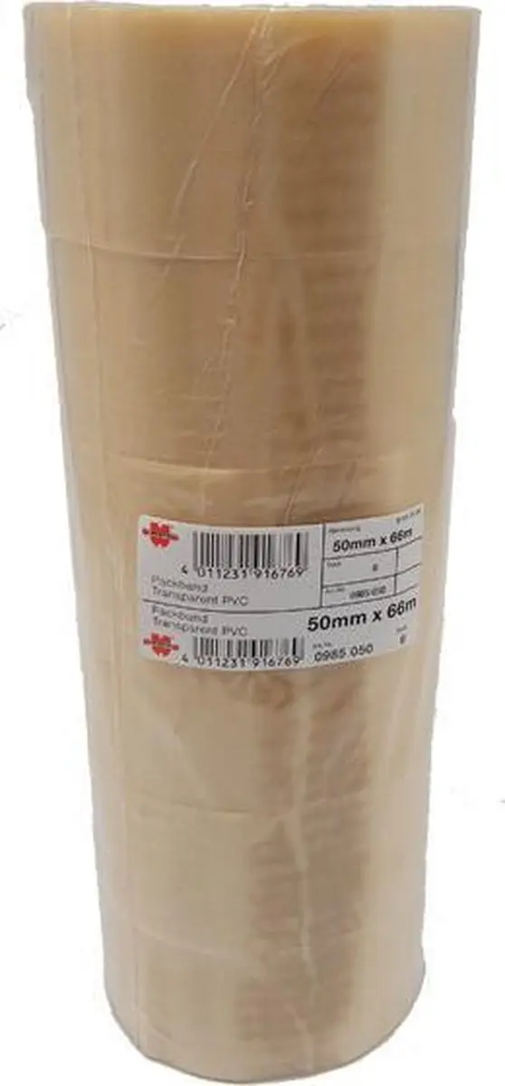 Würth Plakband Transparant PVC 6 Rollen