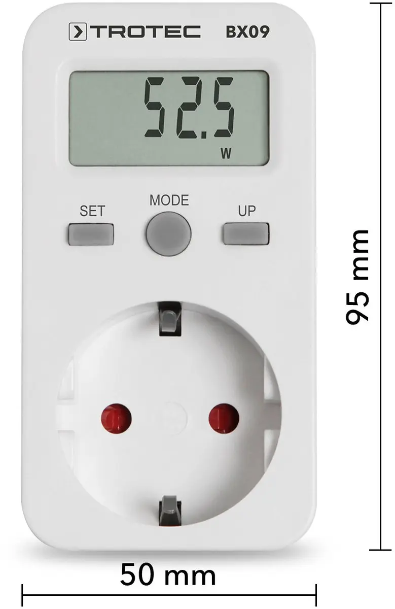 Trotec BX09 Energiekostenmeetapparaat - 0.1-3680W - afbeelding 6 van 6