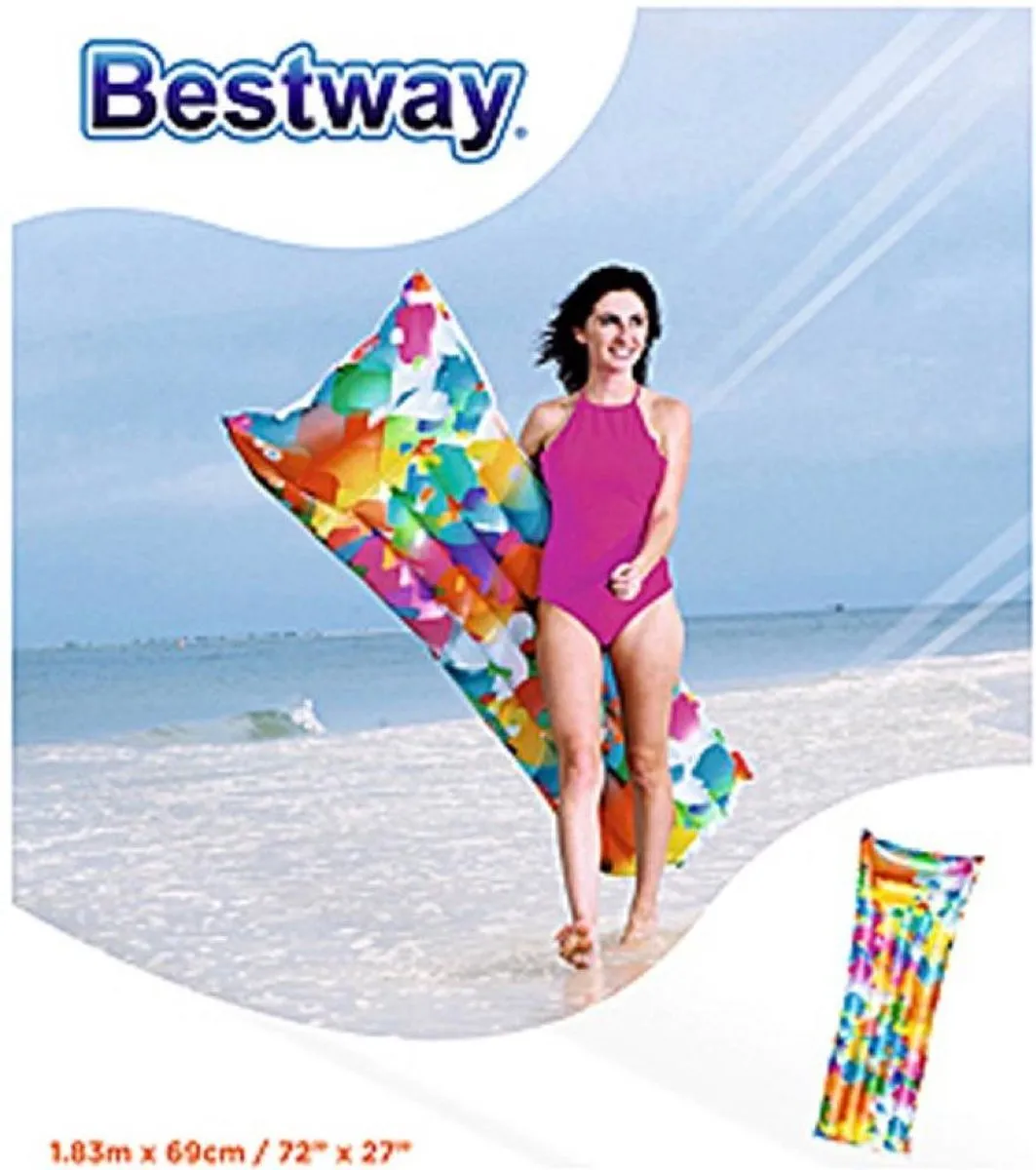 Bestway Luchtbed Multicolor 183x69cm