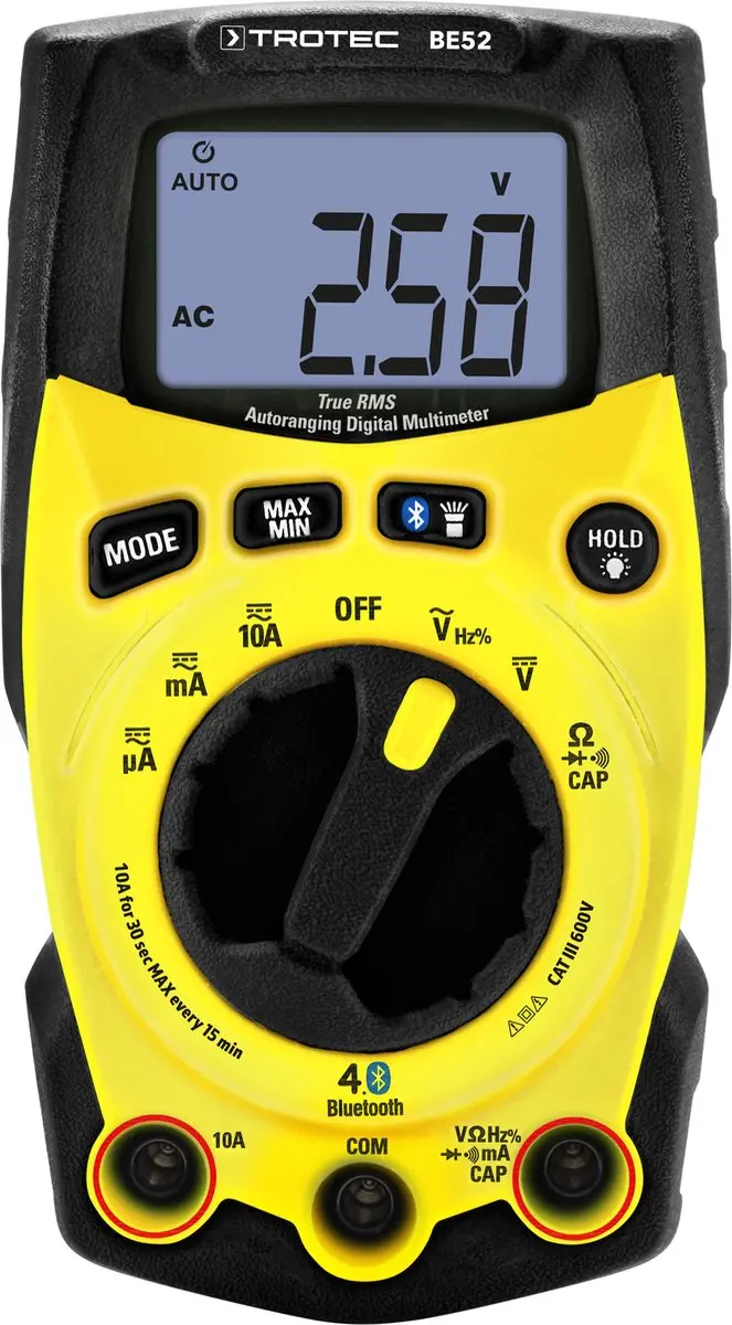 Trotec BE52 Digitale True-RMS Multimeter