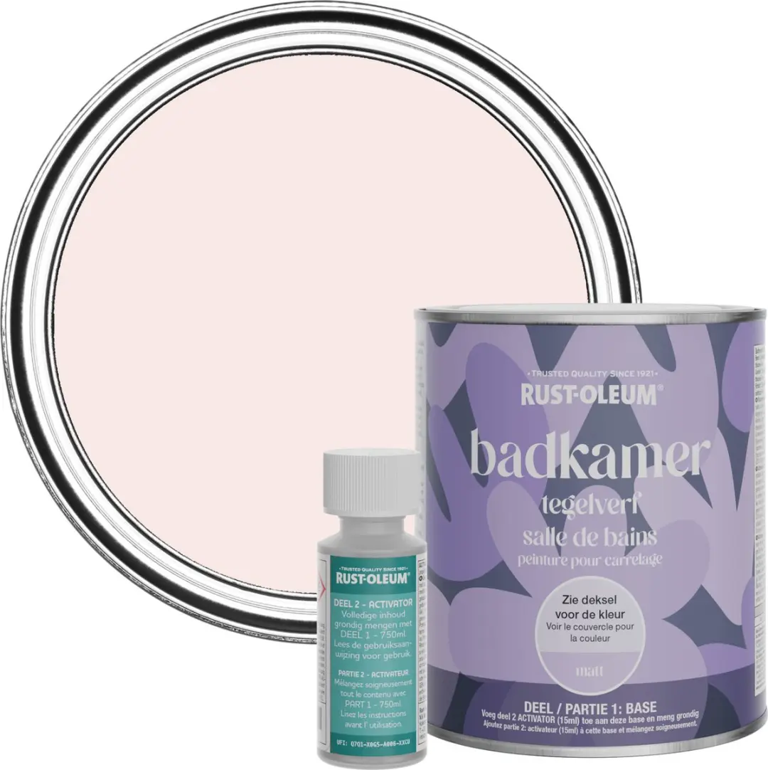Rust-Oleum Porselein Roze Badkamer Tegelverf 750ml