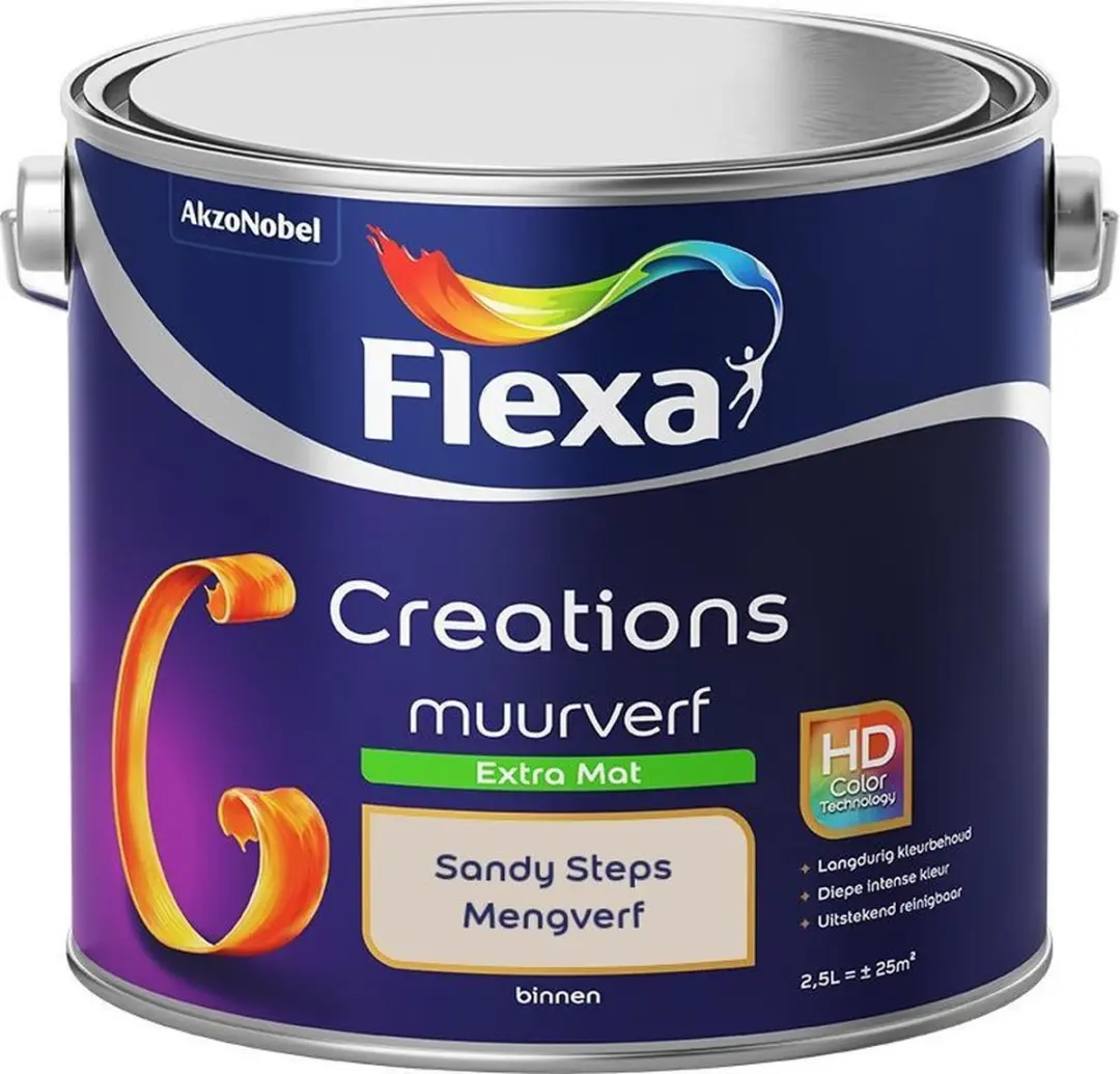 Flexa Creations Muurverf Extra Mat Sandy Steps 2,5L