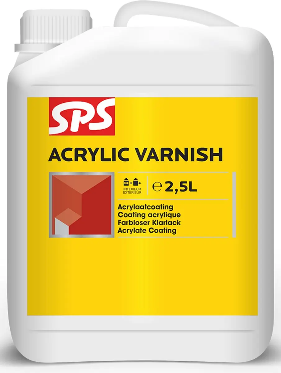 SPS Acrylic Varnish 2,5L - Meerkleurig