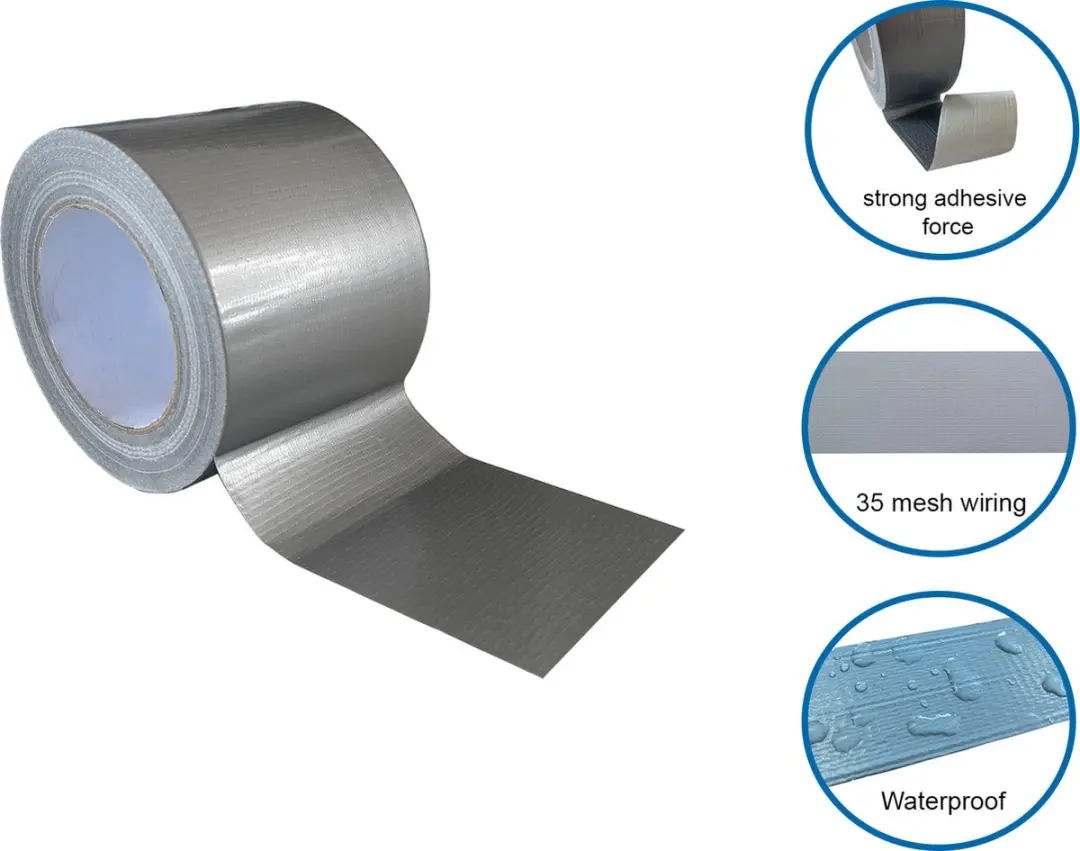 Kortpack Duct-Tape 96mm x 50m - Grijs