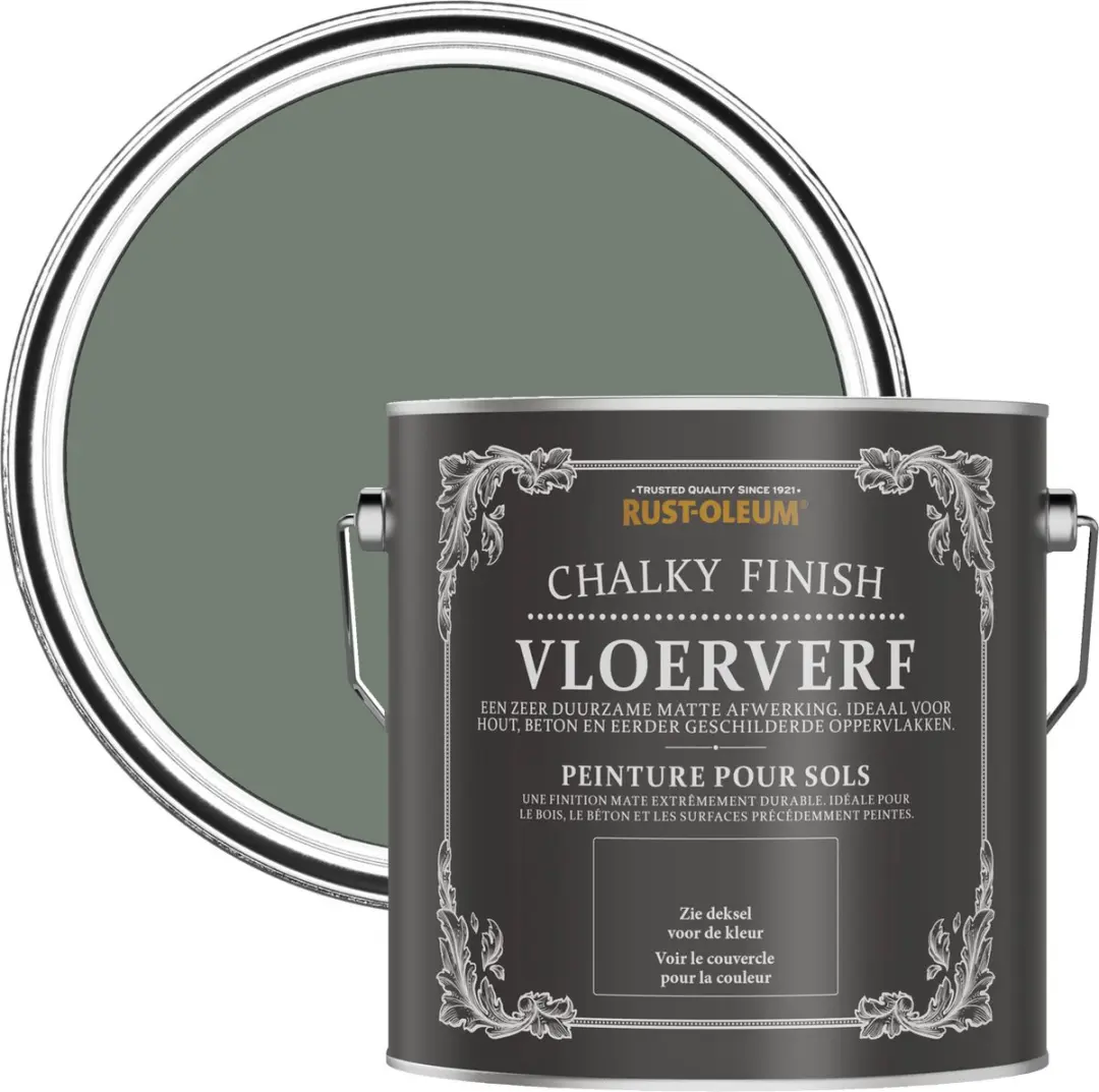 Rust-Oleum Groen Vloerverf Sereniteit 2,5L