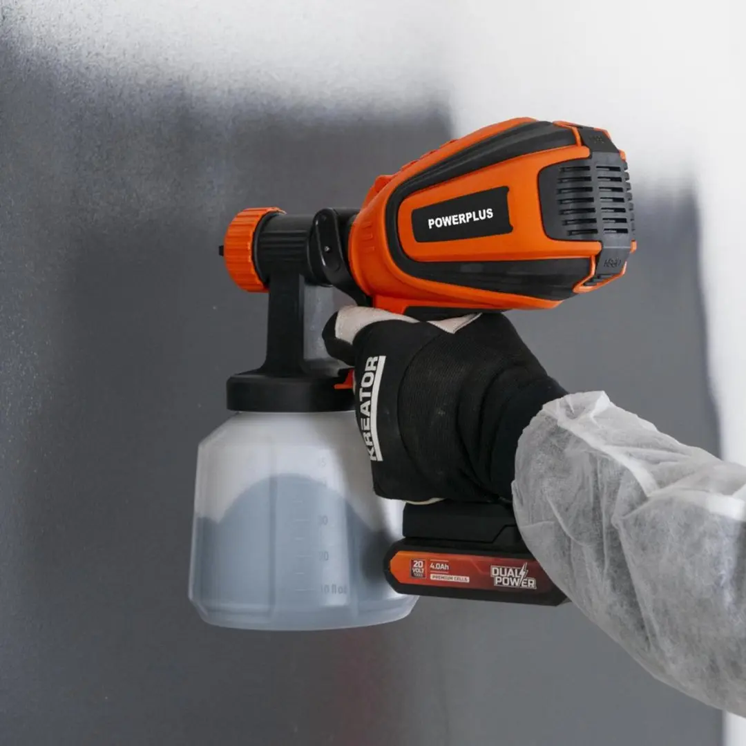 Powerplus POWDP7058 Verfpistool 20V - 1.4L - Oranje