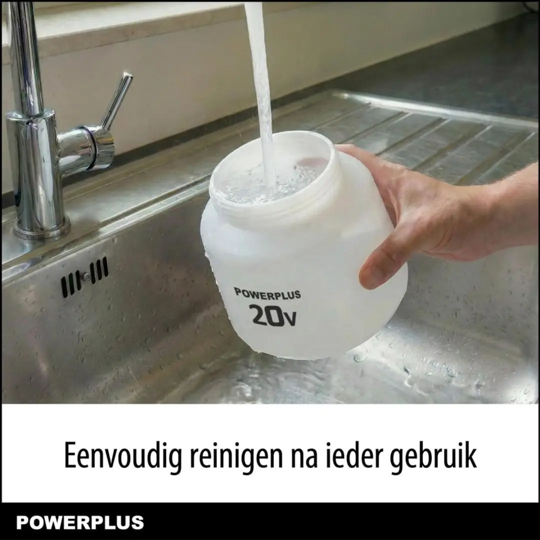 Powerplus POWDP7058 Verfpistool 20V - 1.4L - Oranje