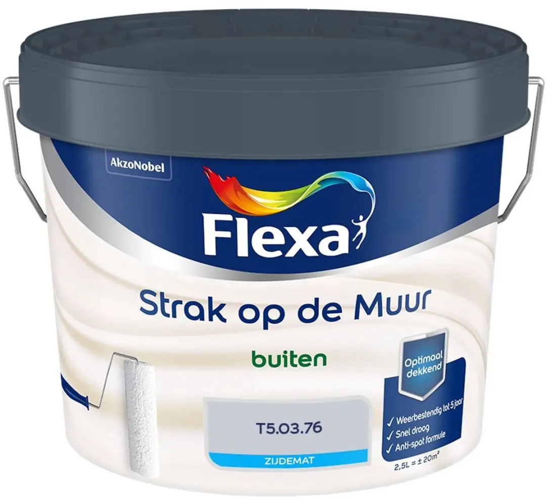 Flexa Strak Op De Muur Buiten Zijdemat Mengverf T5.03.76