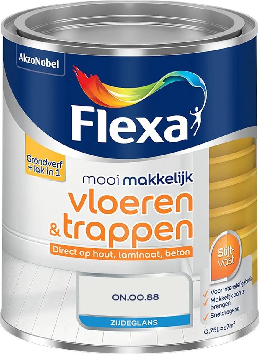 Flexa Mengverf ON.00.88 Zijdeglans 750ml - o.a. hout/steen