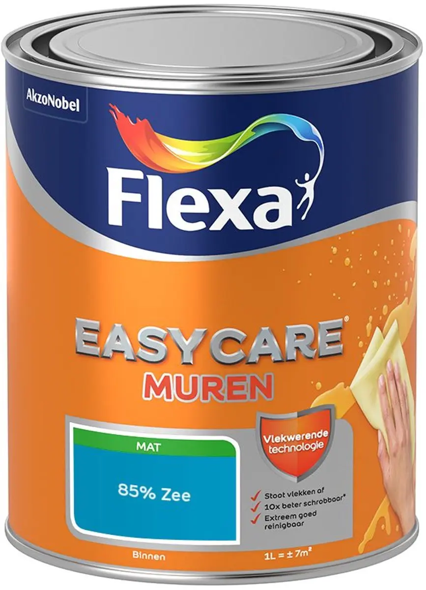 Flexa Easycare Murenverf 85% Zee - 1L
