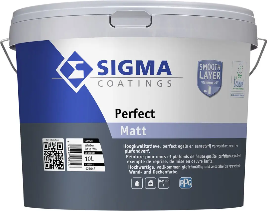 Sigma Perfect Matt Muurverf Binnen 10L