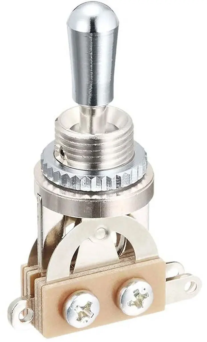 Boston SW-20-C 3-weg Toggle Schakelaar - Chrome Tip & Nikkel Contacten