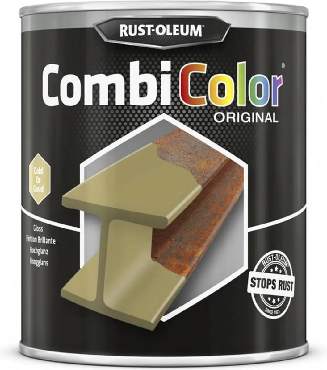 Rust-Oleum Combicolor Hoogglans Goud 750ml