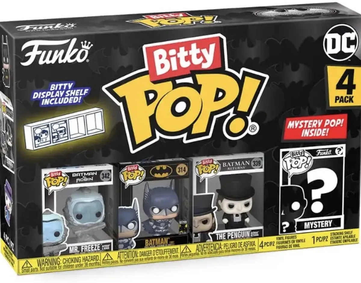 Funko Batman Bitty Pop 85th Freeze 4-Pack - Multicolor