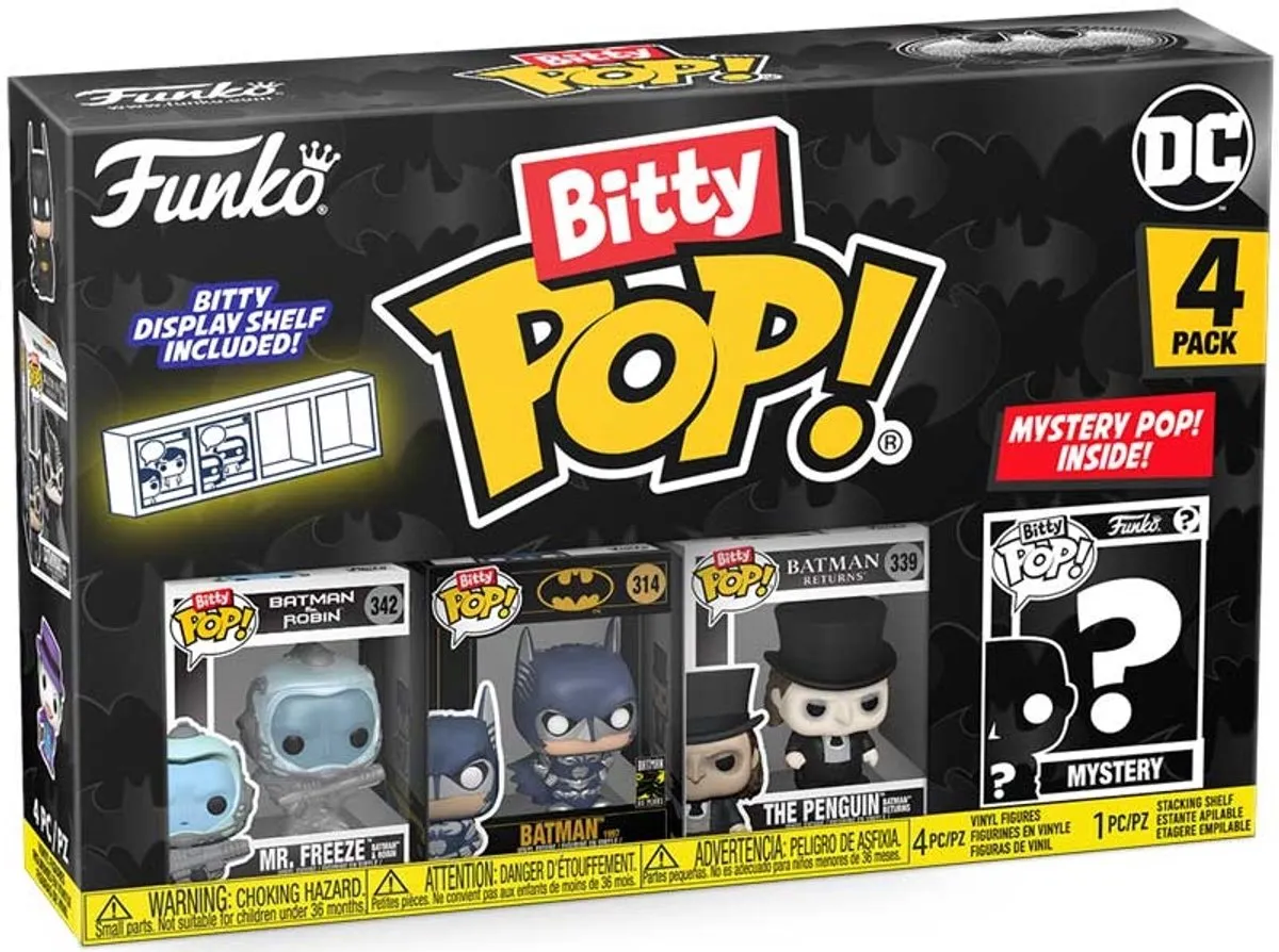 Funko Batman Bitty Pop 85th Freeze 4-Pack - Multicolor