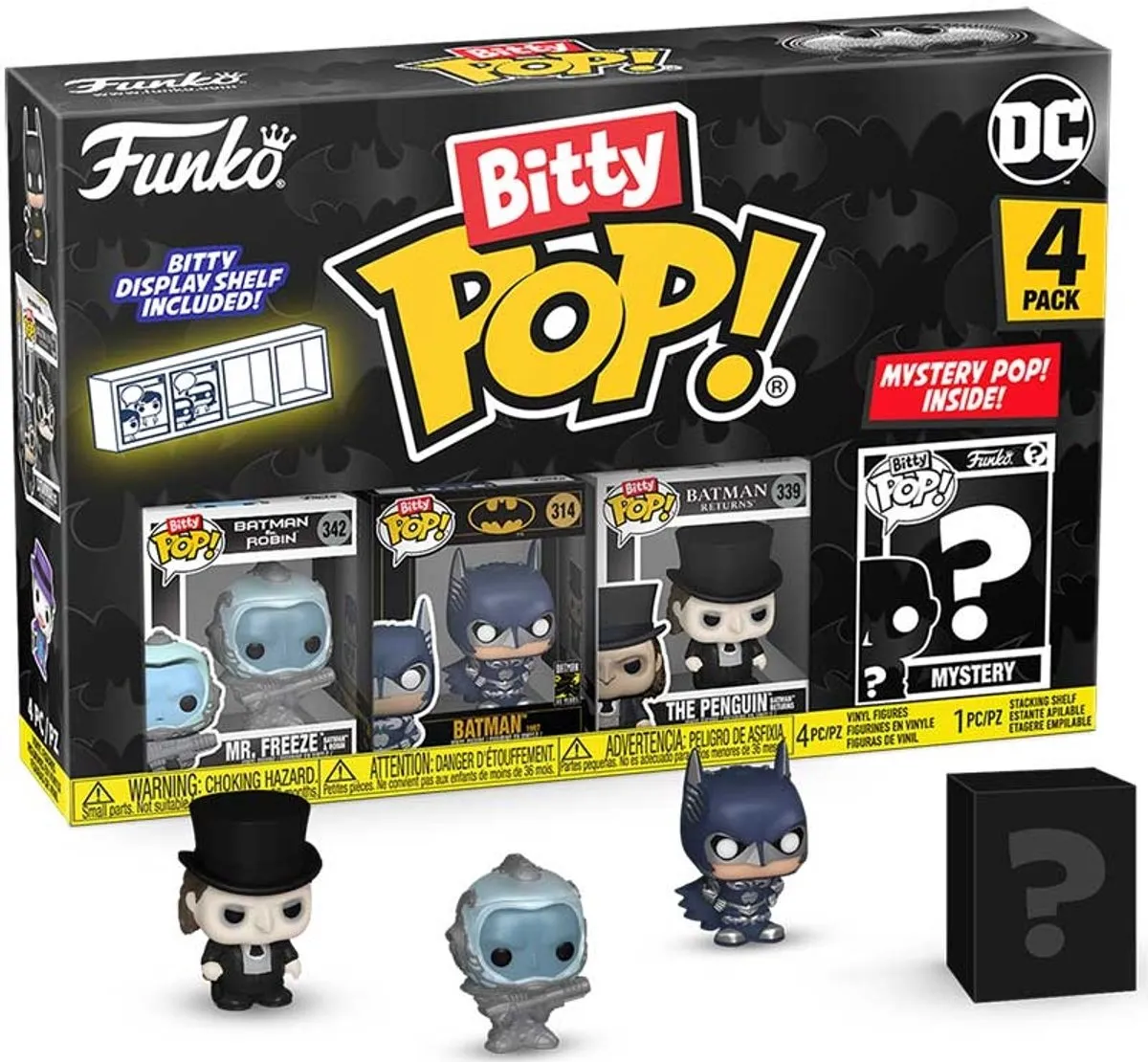 Funko Batman Bitty Pop 85th Freeze 4-Pack - Multicolor