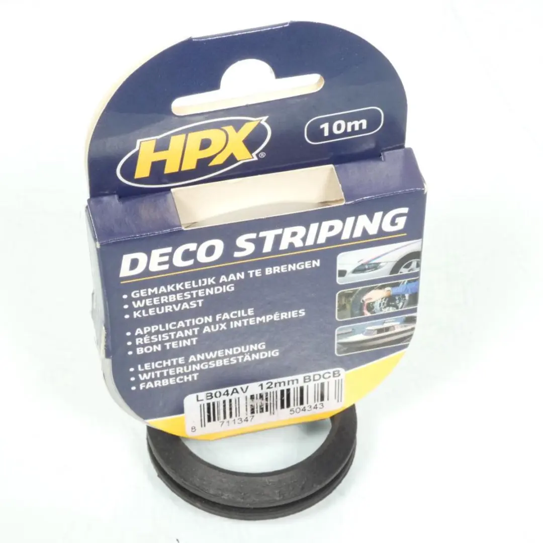 HPX Zelfklevende Decostriping 12mm x 10m - Zilver