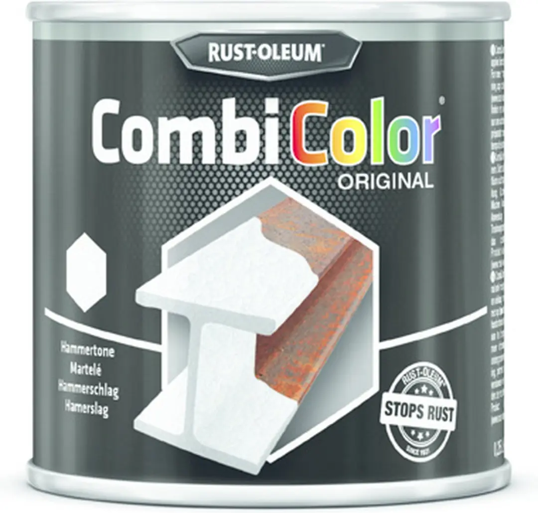 Rust-Oleum Combicolor Hamerslag Lichtgrijs 250ml