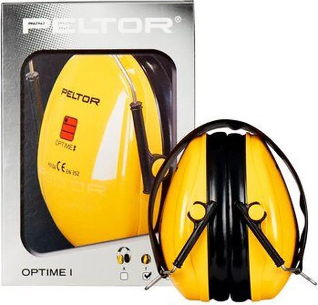 3M Peltor Optime 1 H510F Oorkap - Opvouwbaar - Geel/Zwart