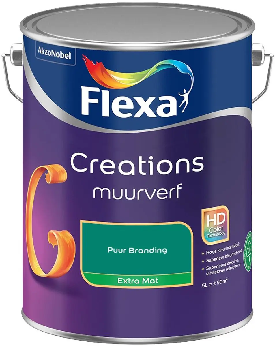 Flexa Creations Muurverf Extra Mat Puur Branding 5L