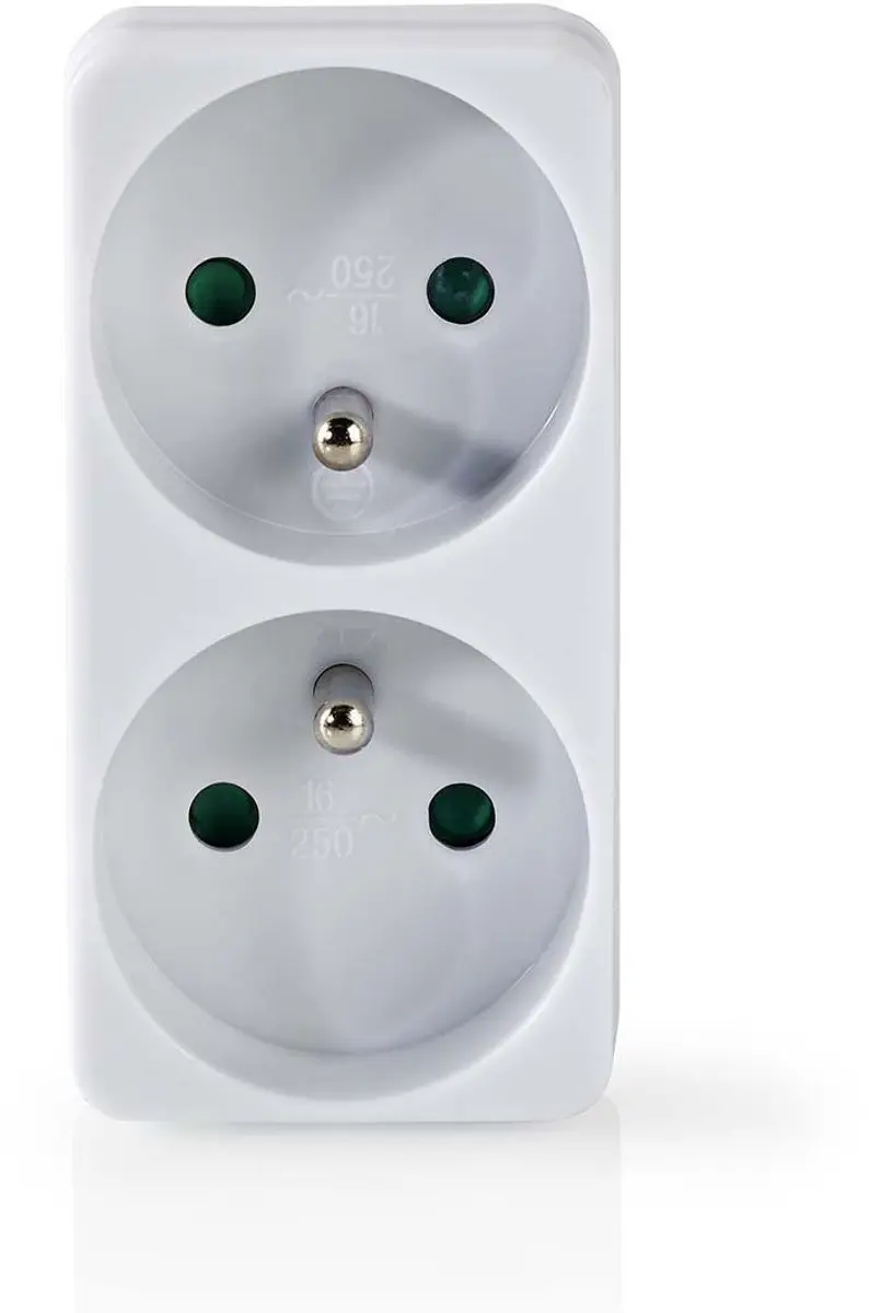 Nedis Stopcontact-Splitter Type-E 16A 3500W Wit