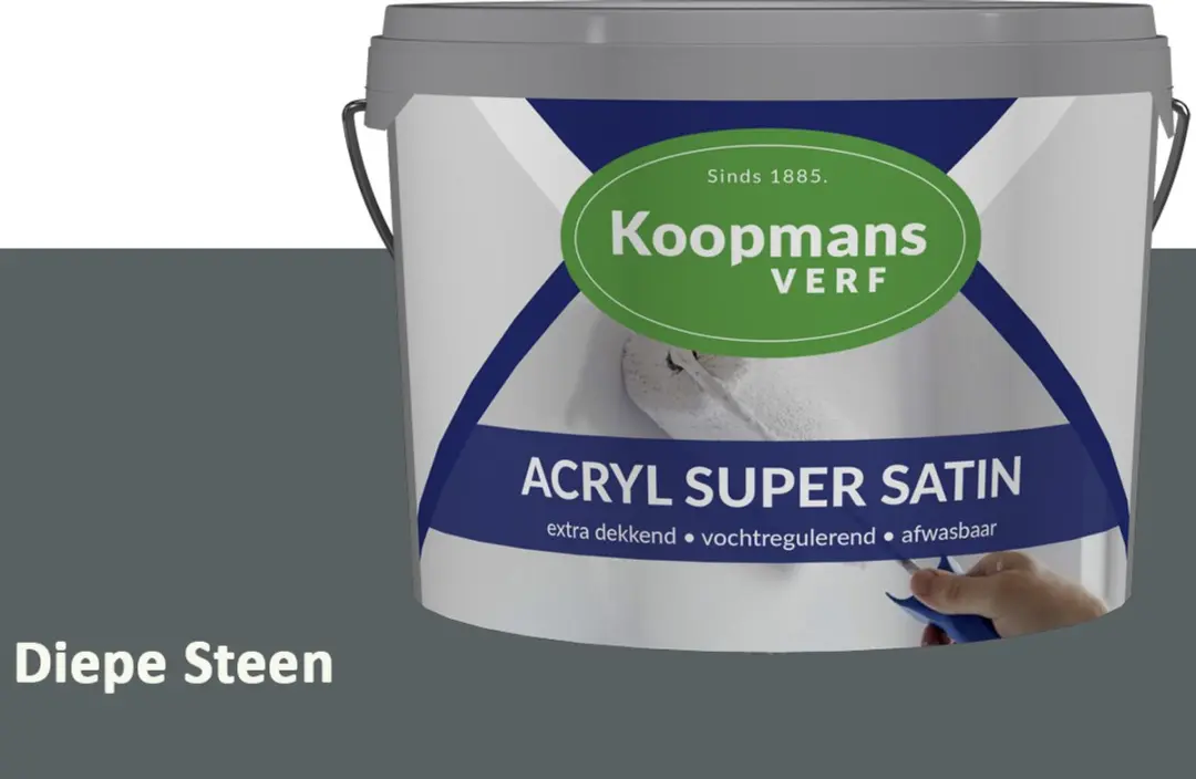 Koopmans Acryl Super Satin Zijdeglans Muurverf 10L