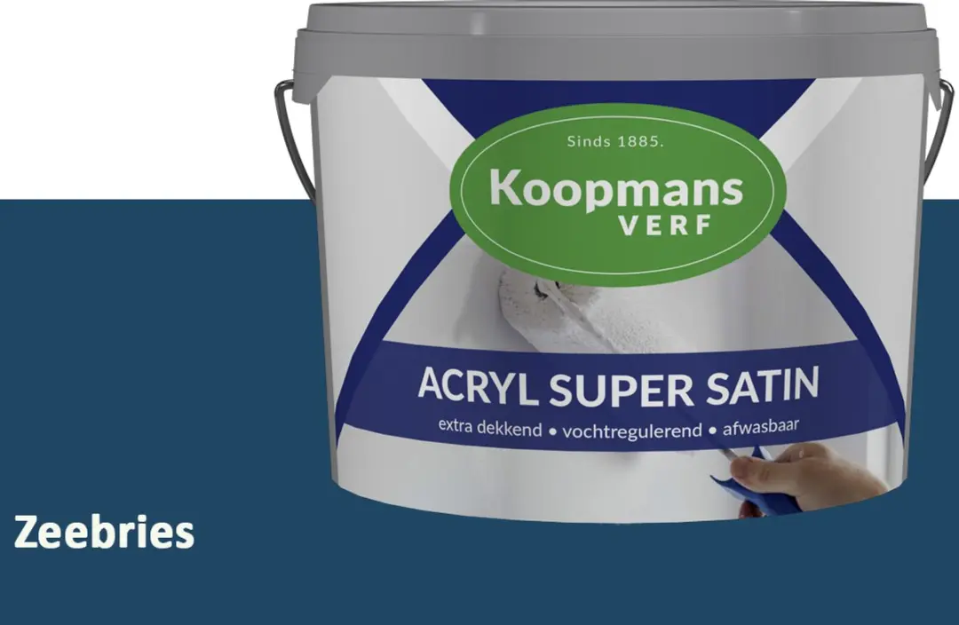 Koopmans Acryl Super Satin Zeebries Muurverf 1L