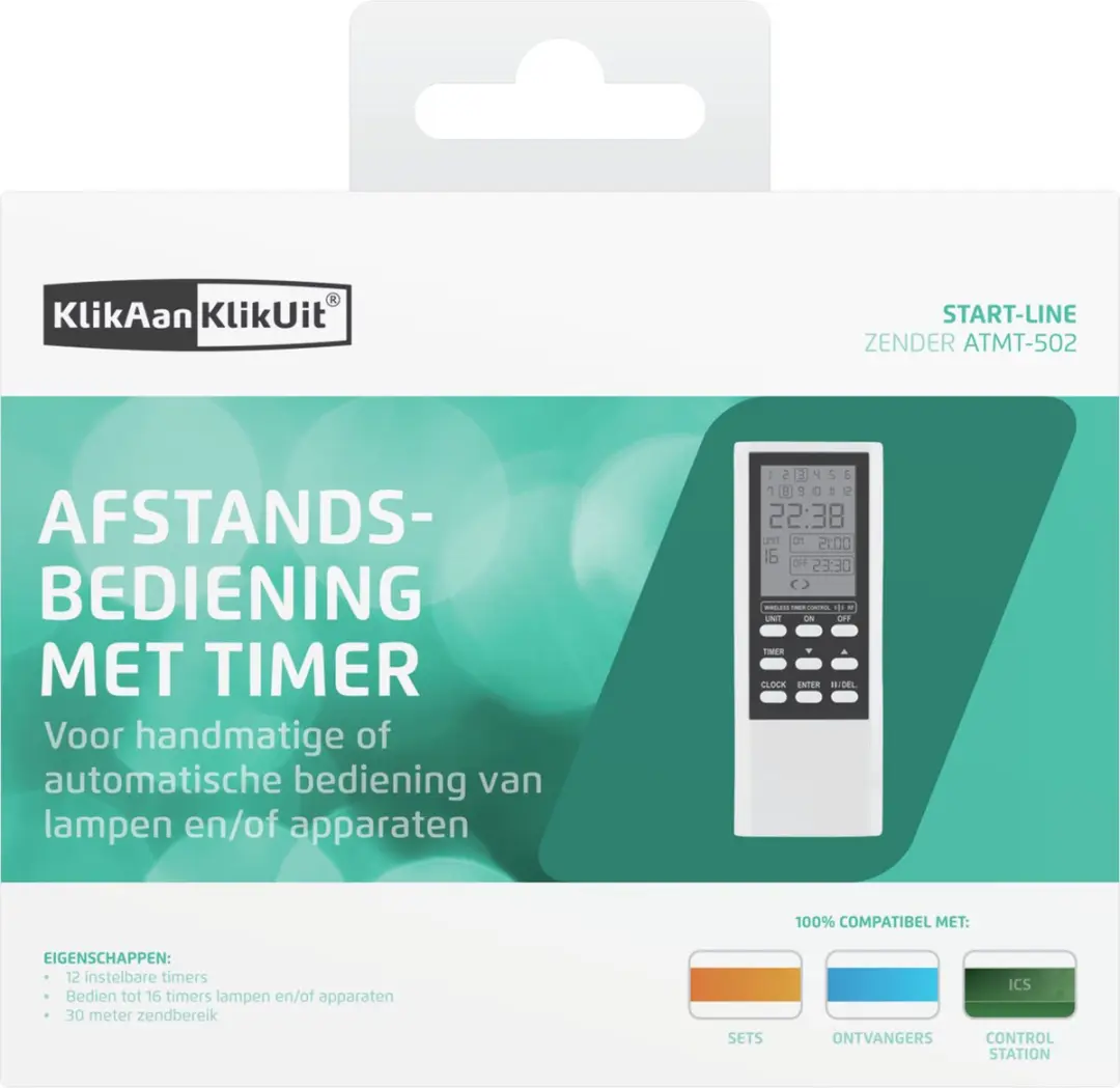 KlikAanKlikUit ATMT-502 Afstandsbediening - Timer - Wit - afbeelding 6 van 6