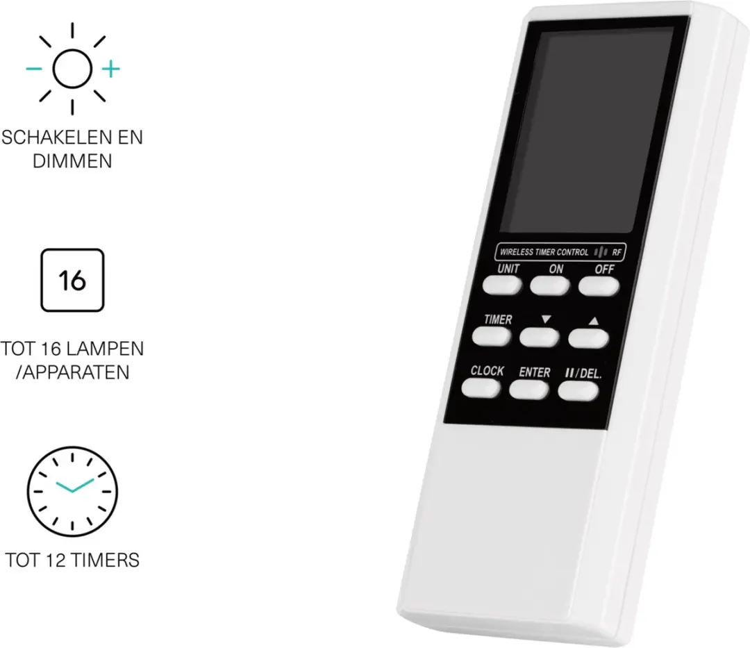 KlikAanKlikUit ATMT-502 Afstandsbediening - Timer - Wit