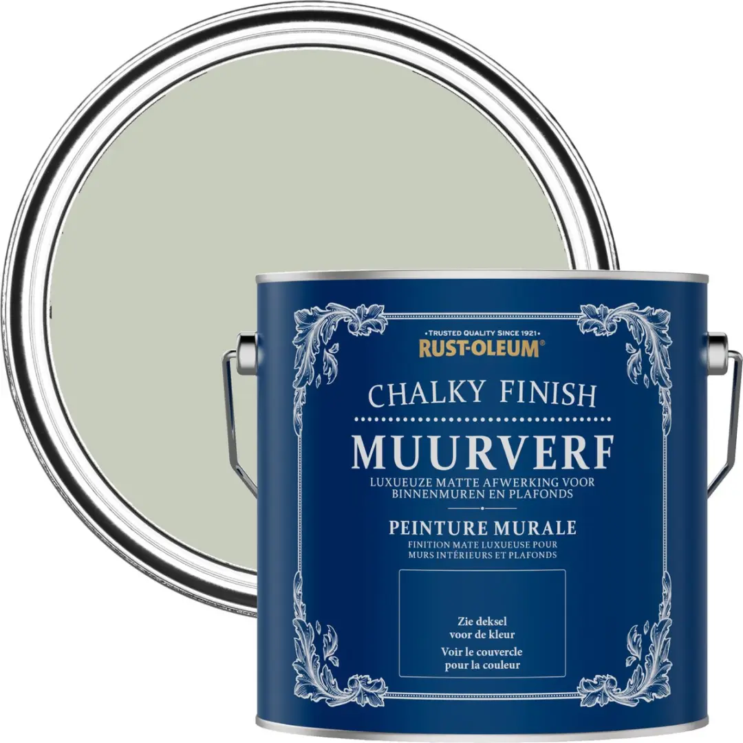 Rust-Oleum Groen Chalky Finish Muurverf Aloe 2,5L