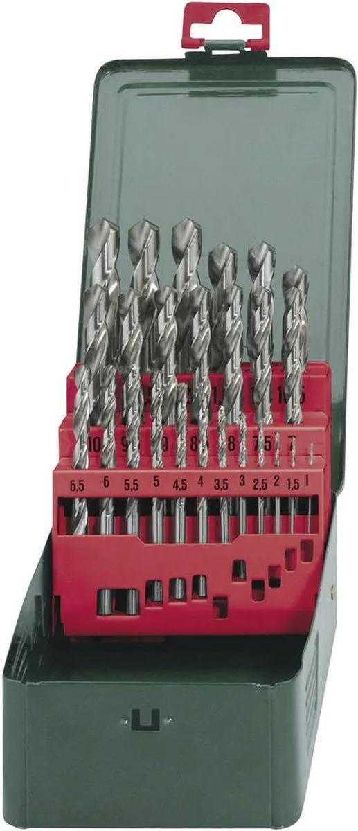 Metabo Boorcassette HSS-G 25-delig 627154000