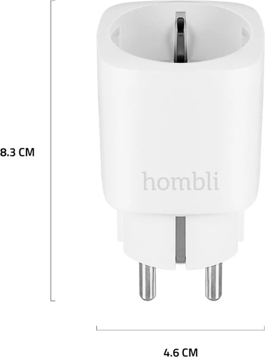 Hombli Slimme Stekker WiFi Energiemeter - 4 Stuks