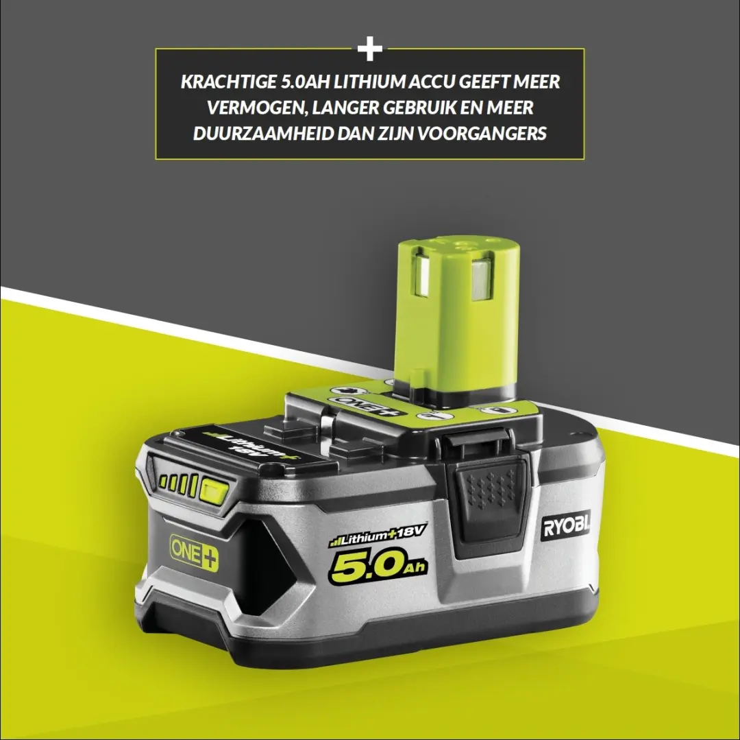 Ryobi RB18L50 Lithium+ Accu 18V 5.0Ah - afbeelding 6 van 6