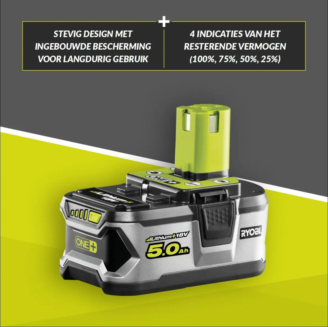 Ryobi RB18L50 Lithium+ Accu 18V 5.0Ah