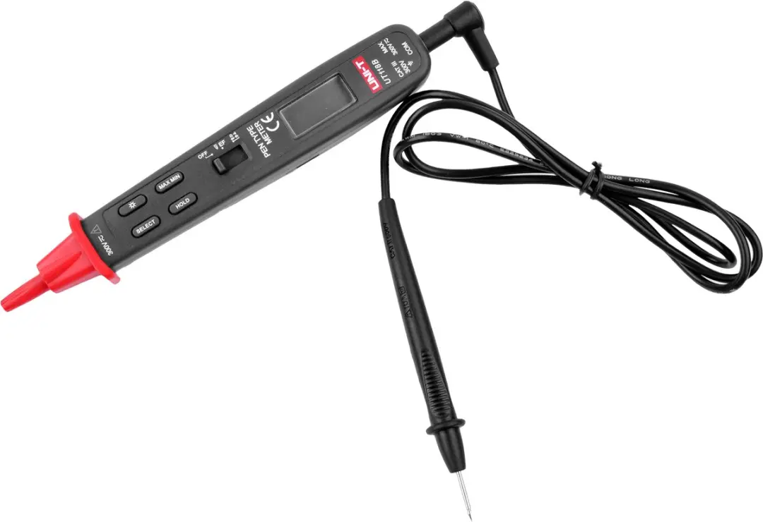 UNI-T UT118B Multimeter - Automatische Bereikswijziging - Elektrisch Velddetectie - Zwart/Rood