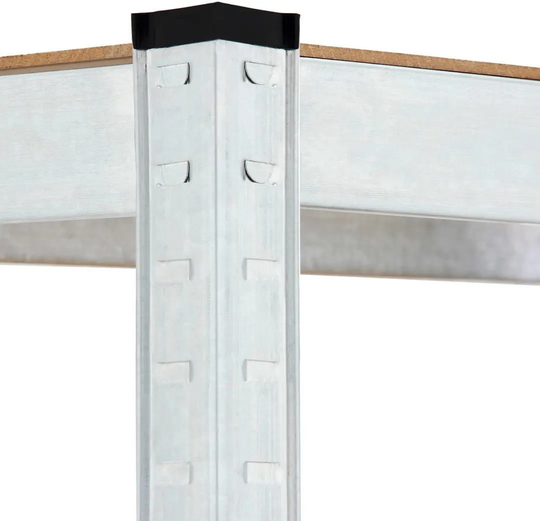 Monzana 2x Stellingkast 160x90x40cm - Zilver