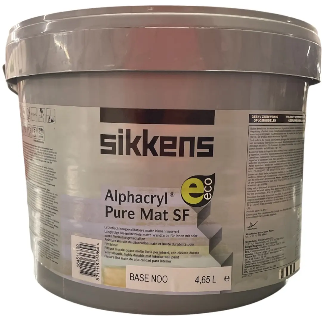 Sikkens Alphacryl Pure Mat SF Binnenmuurverf 5L