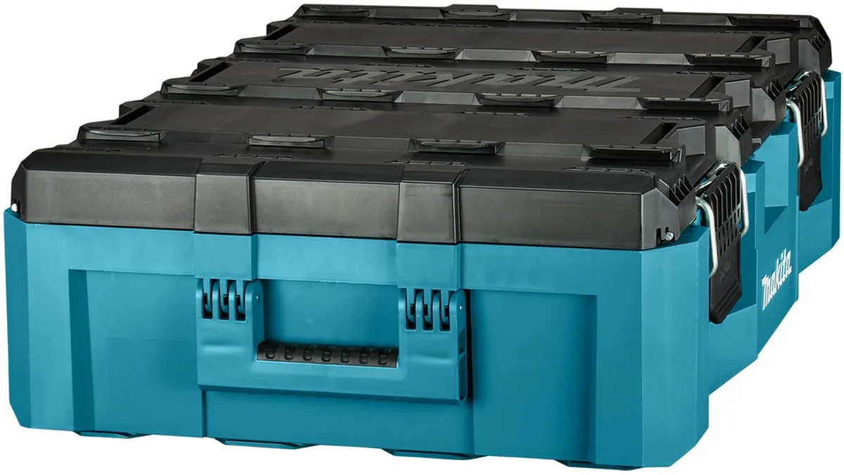 Makita MAKTRAK Gereedschapskist Large P-91017 - Zwart/Turquoise